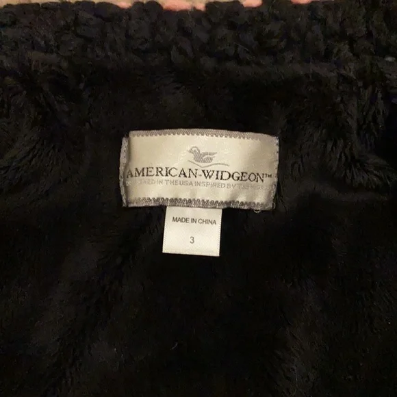 NWOT American Widgeon Jacket Girls Size 3 Faux Fur Lined! - Picture 10 of 10